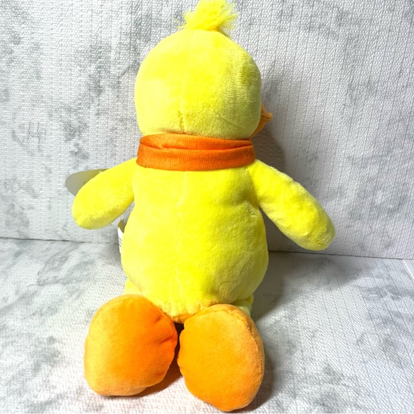 Nanco Plush Yellow Duck Stuffed Animal with Orange Scarf. New - Picture 5 of 9